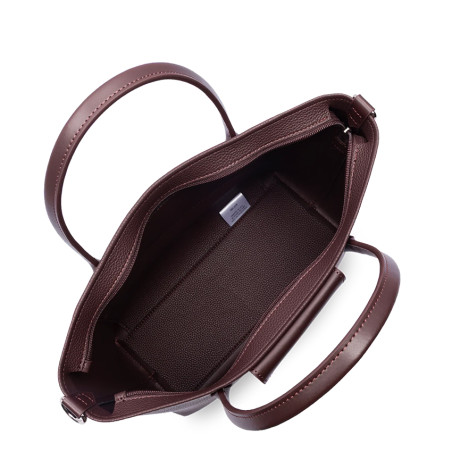 Lancaster Maya Double Kba Tote Bag 517-102 Dark Bordeaux