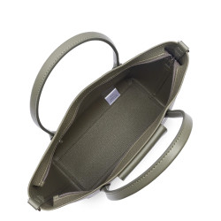 Lancaster Maya Double Kba Sac Cabas 517-102 Kaki ouvert