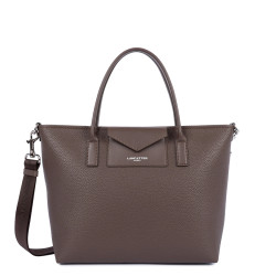 Lancaster Maya Double Kba Sac Cabas 517-102 Marron