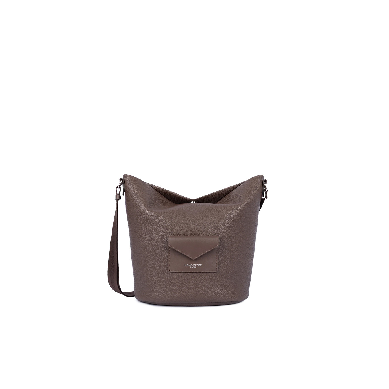 Lancaster Maya Double Kba Sac Seau Garni Cuir 517-107 Marron