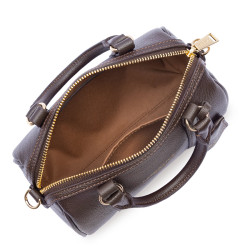 Lancaster Milano Ana Leather Handbag 547-101 Dark Brown