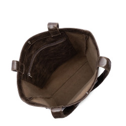 Lancaster Retro KBA Tote Bag 518-101 Brown