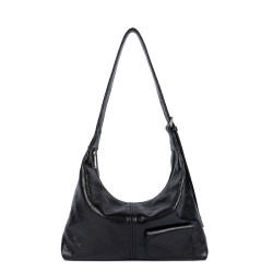 Lancaster Retro KBA Hobo Bag 518-103 Black