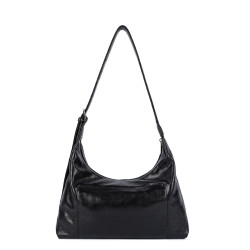 Lancaster Retro KBA Hobo Bag 518-103 Black