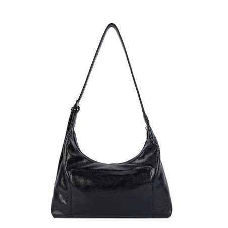 Lancaster Retro KBA Hobo Bag 518-103 Black
