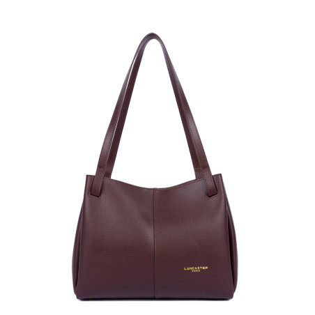 Lancaster Sierra Haus Tote Bag 3 Compartments 538-010 Dark Bordeaux