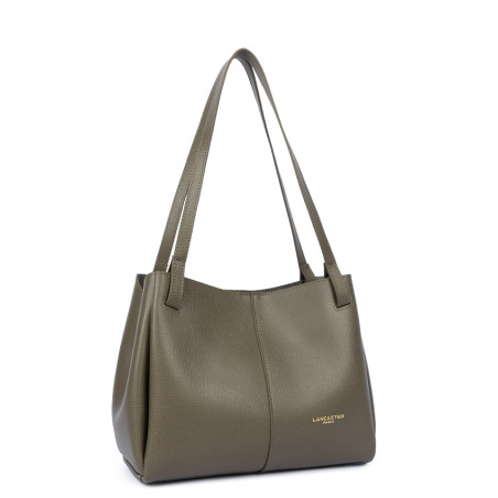 Lancaster Sierra Haus Sac Cabas 3 Compartiments 538-010 Kaki cote