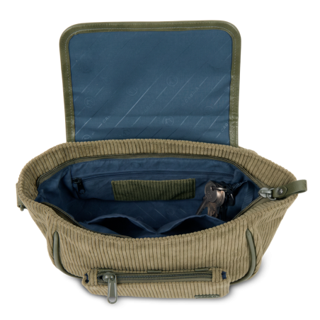 Cabaïa Crossbody Wanderer Sac Porté Travers En Toile De Coton Myrdal rabat