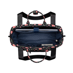 Cabaïa Carry All Wanderer Weekend Bag Sac 24h En Toile De Coton Applecross ouvert