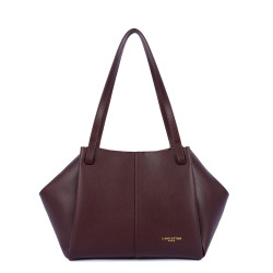 Lancaster Sierra Haus Sac Cabas et Epaule 538-011 Bordeaux Foncé face