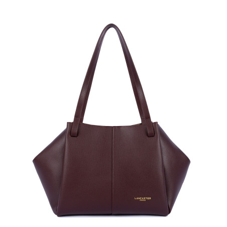 Lancaster Sierra Haus Sac Cabas et Epaule 538-011 Bordeaux Foncé face
