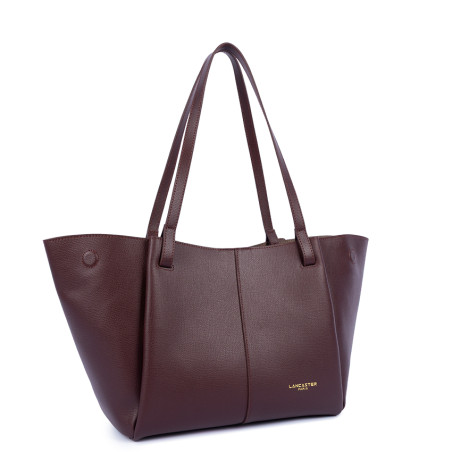 Lancaster Sierra Haus Sac Cabas et Epaule 538-011 Bordeaux Foncé cote