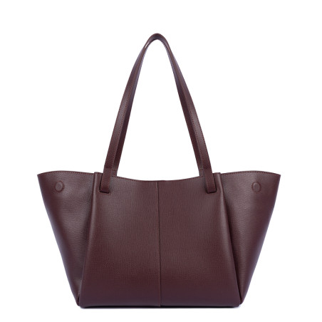Lancaster Sierra Haus Shoulder Tote Bag 538-011 Dark Bordeaux