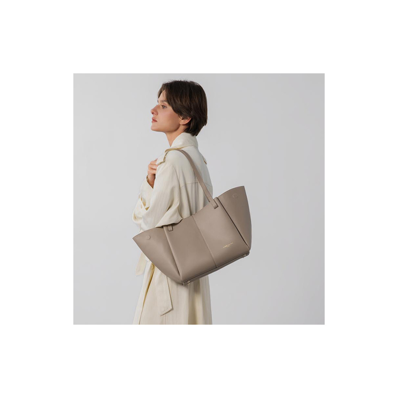 Lancaster Sierra Haus Shoulder Tote Bag 538-011 Galet