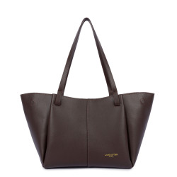 Lancaster Sierra Haus Tote and Shoulder Bag 538-011 Dark Brown