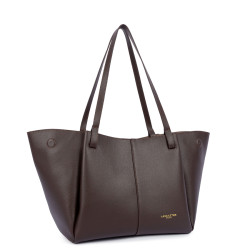 Lancaster Sierra Haus Tote and Shoulder Bag 538-011 Dark Brown