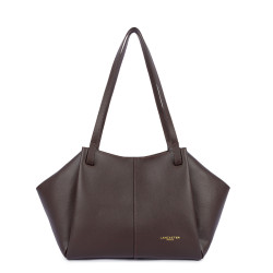 Lancaster Sierra Haus Tote and Shoulder Bag 538-011 Dark Brown
