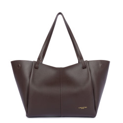 Lancaster Sierra Haus Large Tote Bag and Shoulder 538-012 Dark Brown