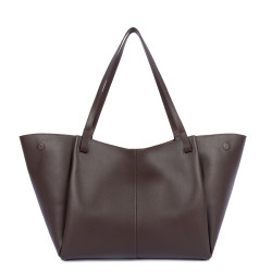 Lancaster Sierra Haus Large Tote Bag and Shoulder 538-012 Dark Brown