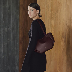 Lancaster Sierra Haus Tote and Shoulder Bag 538-013 Dark Bordeaux