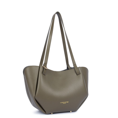 Lancaster Sierra Haus Tote and Shoulder Bag 538-013 Khaki