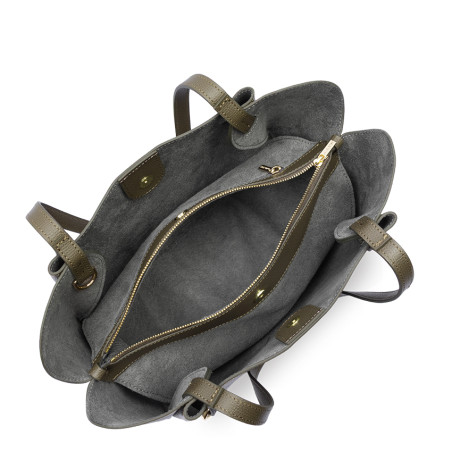 Lancaster Sierra Haus Tote and Shoulder Bag 538-013 Khaki