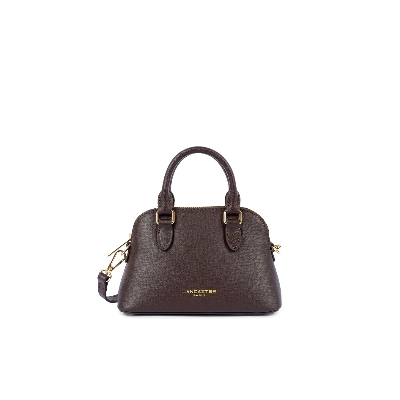 Lancaster Sierra Jia Mini Handbag Leather 538-001 Dark Brown