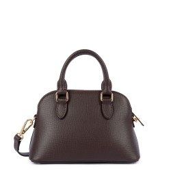Lancaster Sierra Jia Mini Handbag Leather 538-001 Dark Brown