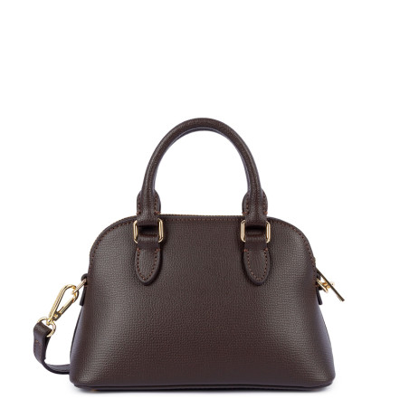 Lancaster Sierra Jia Mini Handbag Leather 538-001 Dark Brown