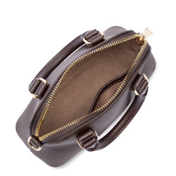 Lancaster Sierra Jia Mini Handbag Leather 538-001 Dark Brown