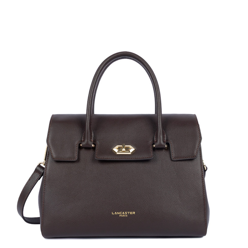 Lancaster Milano Cosmos Tote Bag 547-56 Dark Brown