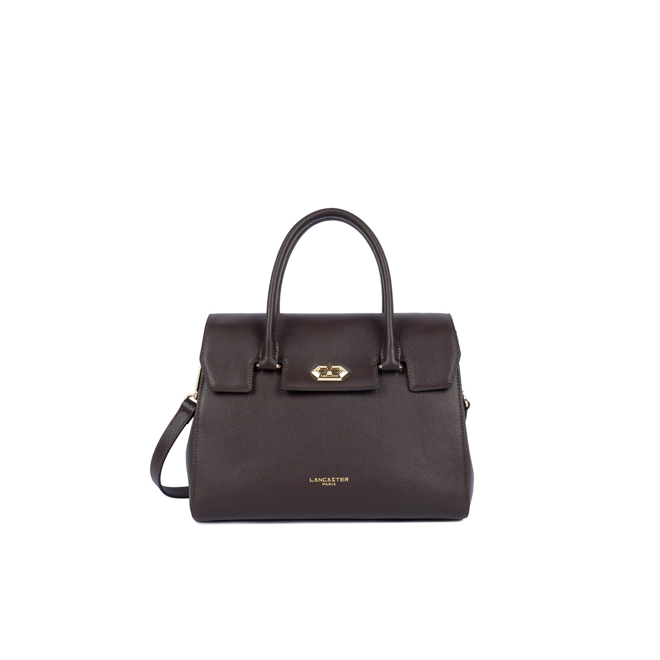 Lancaster Milano Cosmos Sac A Main Cabas 547-56 Marron Foncé