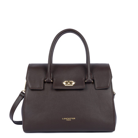 Lancaster Milano Cosmos Tote Bag 547-56 Dark Brown