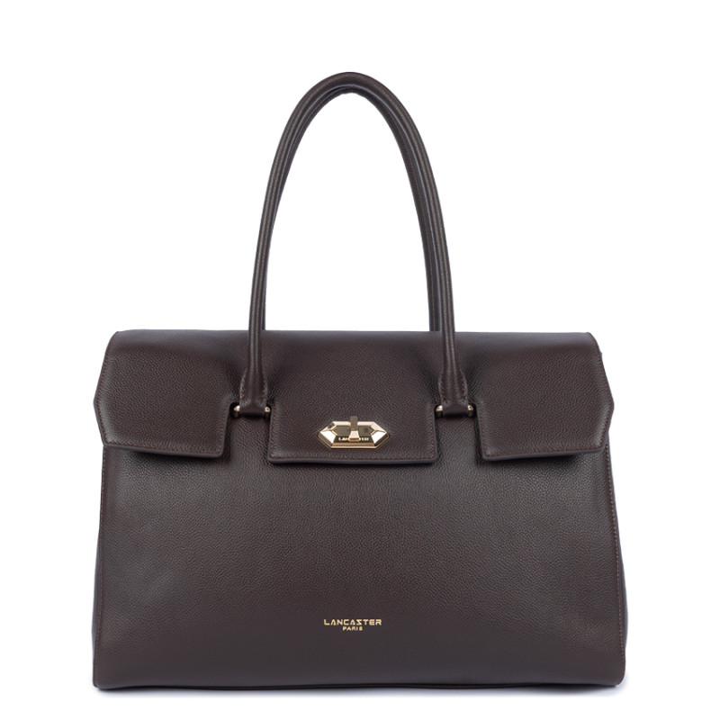 Lancaster Milano Cosmos Handbag Tote 547-57 Dark Brown