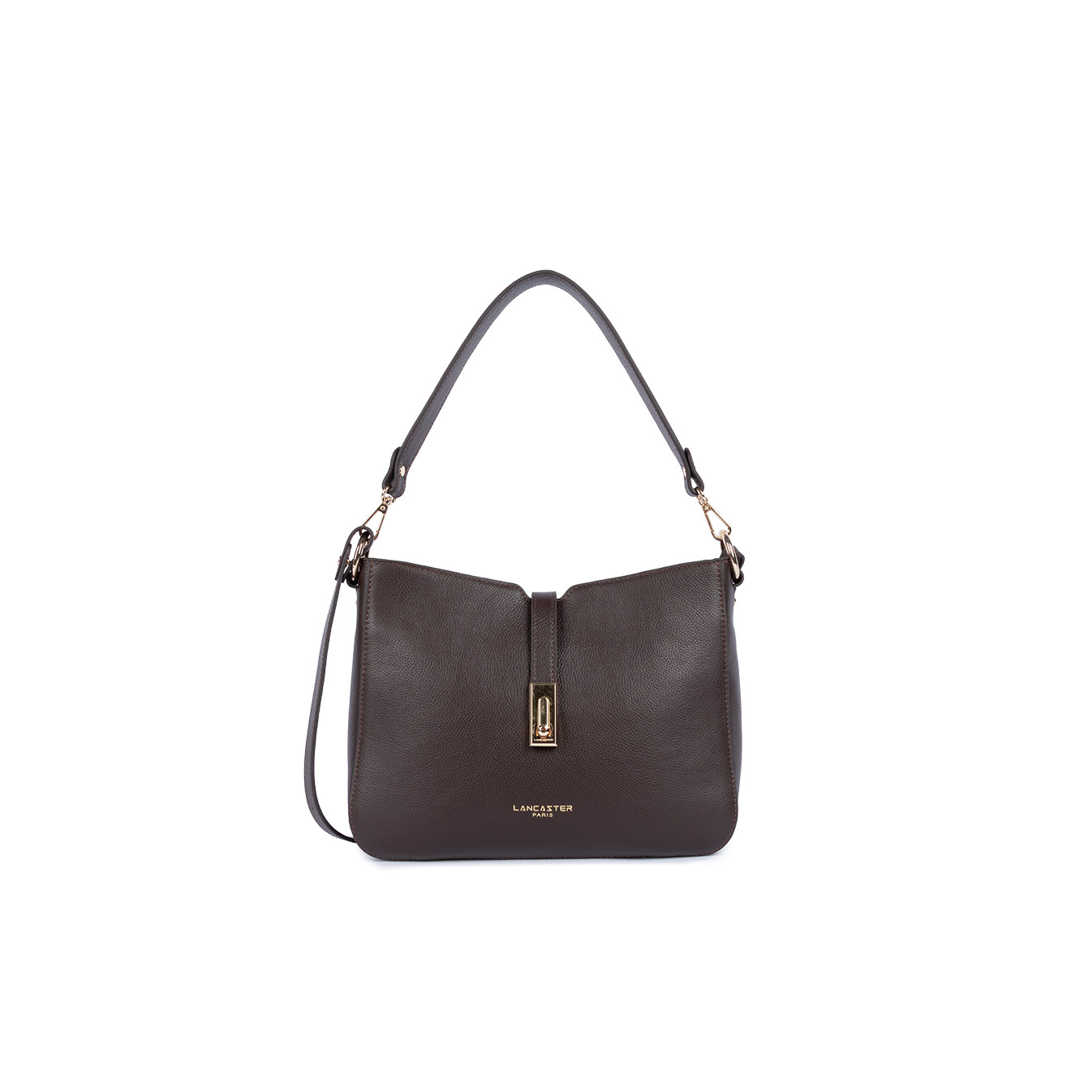 Lancaster Milano Horizon Grand Sac Besace 547-81 Marron Foncé