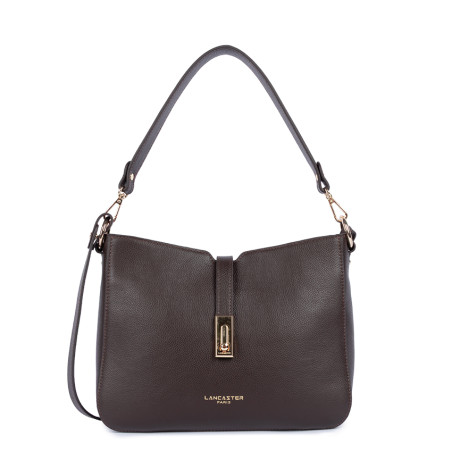 Lancaster Milano Horizon Large Crossbody Bag 547-81 Dark Brown