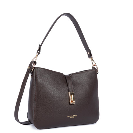 Lancaster Milano Horizon Large Crossbody Bag 547-81 Dark Brown