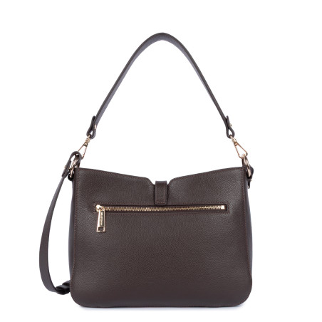 Lancaster Milano Horizon Large Crossbody Bag 547-81 Dark Brown