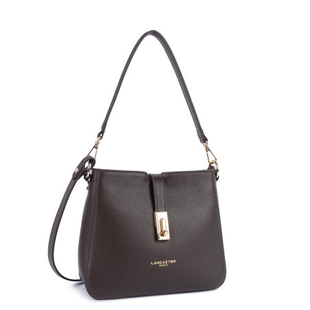 Lancaster Milano Horizon Crossbody Bag 547-85 Dark Brown