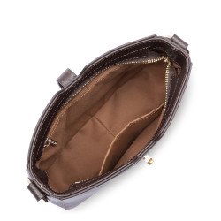 Lancaster Milano Horizon Crossbody Bag 547-85 Dark Brown
