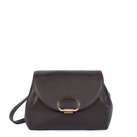 Lancaster Milano Pia Small Trotting Bag 547-130 Dark Brown
