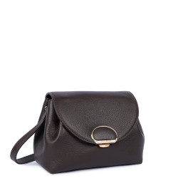 Lancaster Milano Pia Small Trotting Bag 547-130 Dark Brown