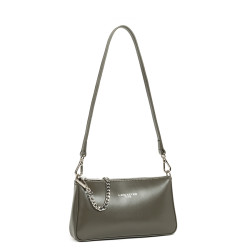Lancaster Suave Even Crossbody Bag Trotteur 433-14 Dark Khaki