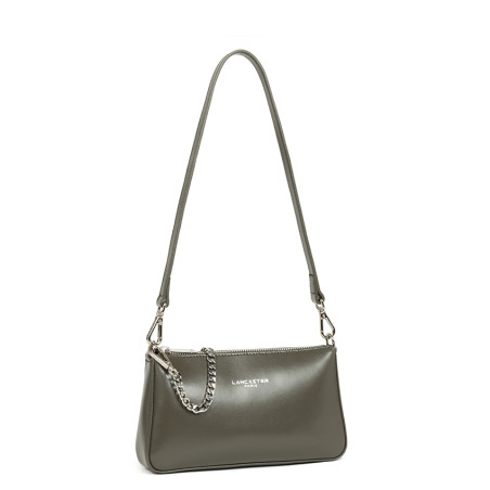 Lancaster Suave Even Crossbody Bag Trotteur 433-14 Dark Khaki
