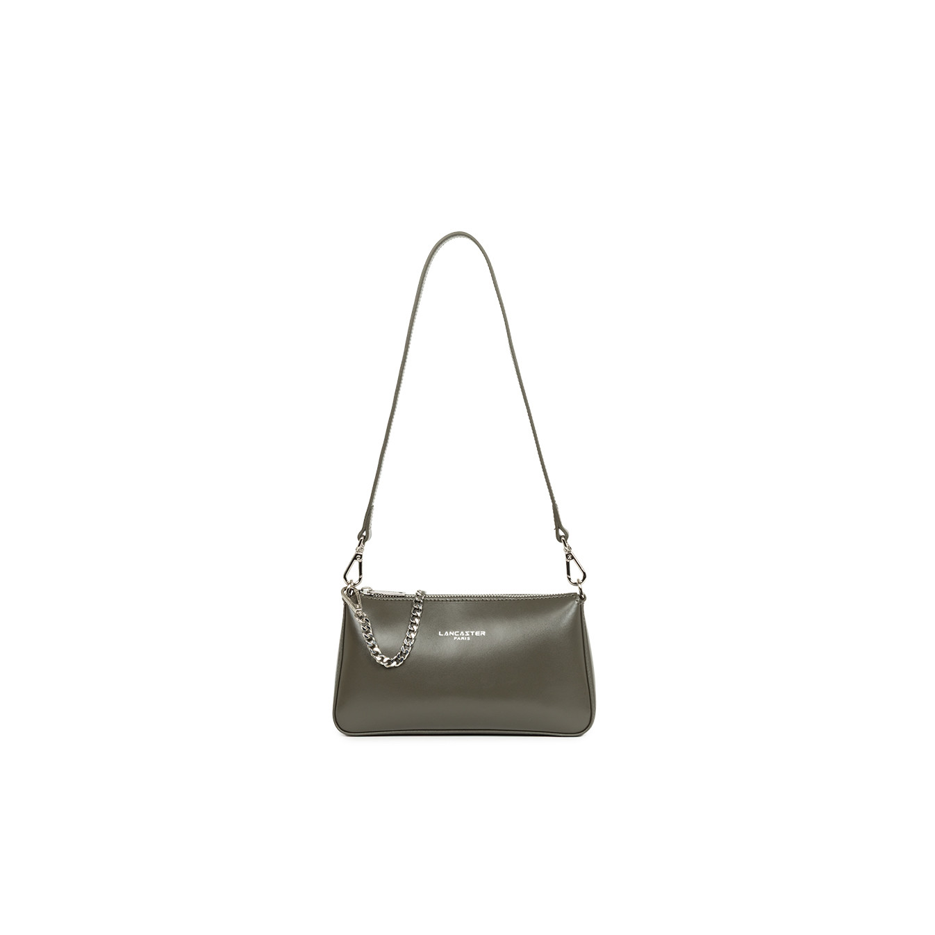 Lancaster Suave Even Sac Baguette Trotteur 433-14 Kaki Foncé