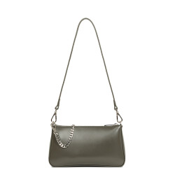 Lancaster Suave Even Crossbody Bag Trotteur 433-14 Dark Khaki