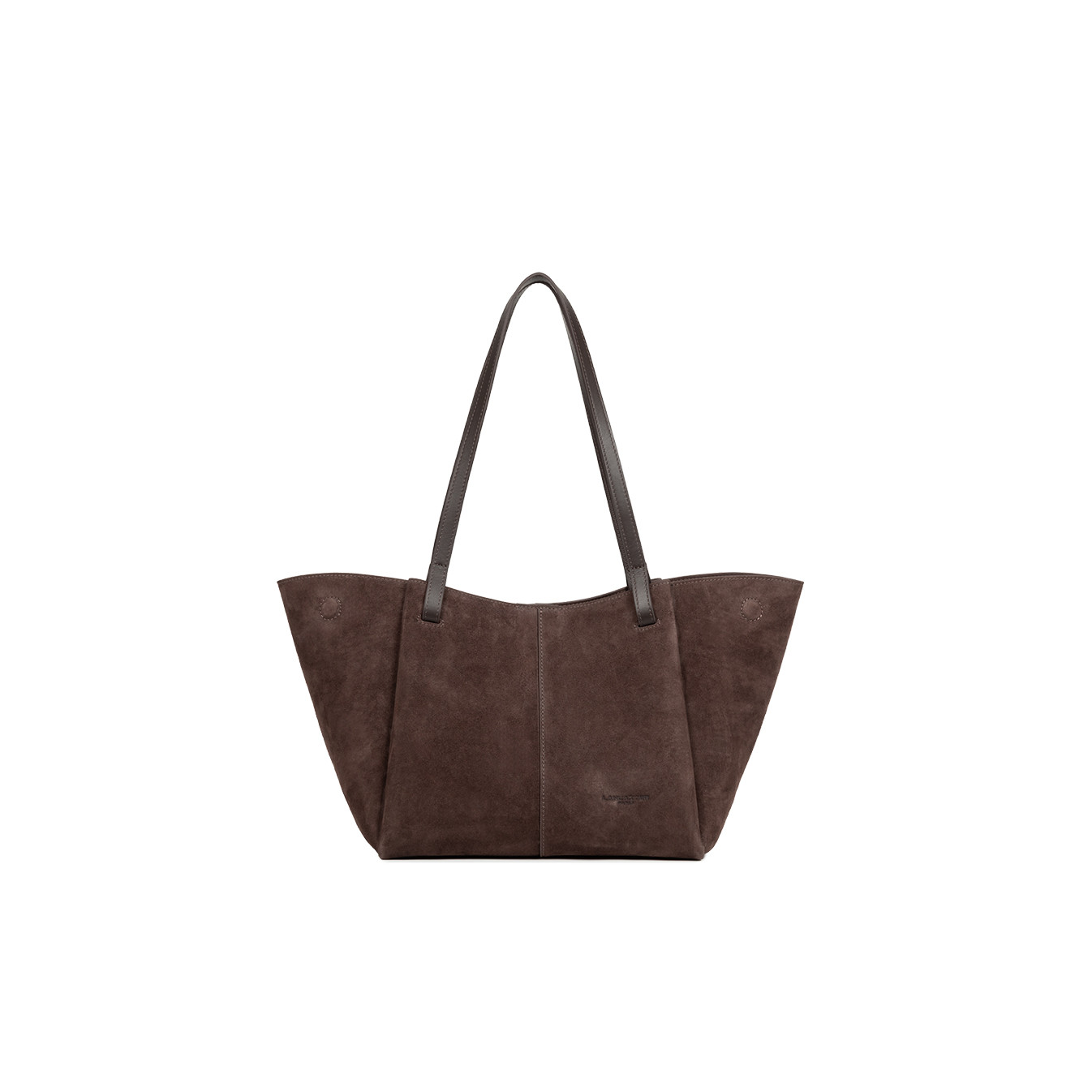 Lancaster Suede Tote Bag 530-58 Brown