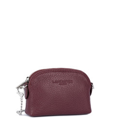 Lancaster Foulonne Double Porte Monnaie 170-28 Bordeaux cote