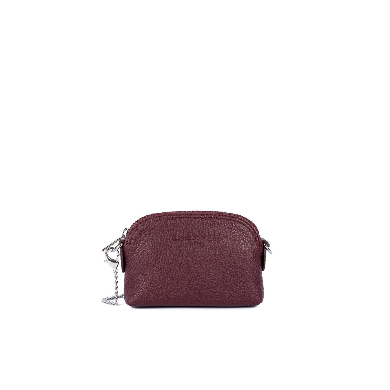 Lancaster Foulonne Double Porte Monnaie 170-28 Bordeaux