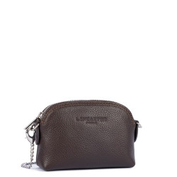 Lancaster Foulonne Double Coin Purse 170-28 Dark Brown